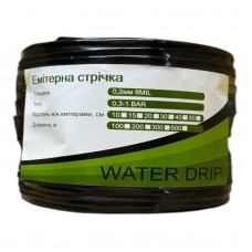 Крапельна стрічка WATER DRIP 8*40 см (100м) Емітерна