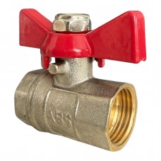 Кран кульовий 1/2" В.В. метелик  ABS (176/22 шт.)