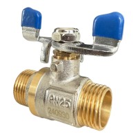 Кран кульовий 1/2" З.З. метелик  WATER