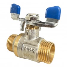 Кран кульовий 1/2" З.З. метелик  WATER