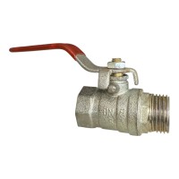 Кран кульовий 1/2" В.З. ручка цинковий