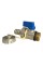 Кран кульовий mini 1/2" зі штуцером та заглушкою WATER