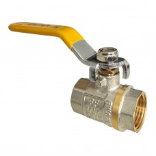 Кран кульовий для газу 1/2" В.В. ручка  WATER