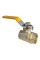Кран кульовий для газу 1/2" В.В. ручка  WATER