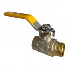 Кран кульовий для газу 1/2" В.З. ручка  WATER