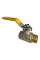 Кран кульовий для газу 1/2" В.З. ручка  WATER