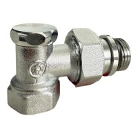 Кран радіаторний 1/2" Giacomoni кутовий низ