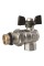 REIGER ПЛЮС Кран кульовий з американкою 3/4" КУТОВИЙ метелик (96/12 шт)