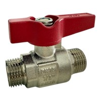 ASG Кран кульовий ЗЗ 1/2" метелик (96 шт.)