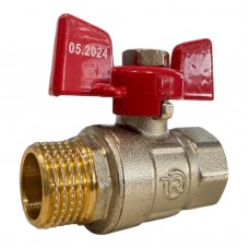 REIGER Кран кульовий 1/2" ЗВ метелик (96/12 шт.)