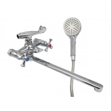 MILLZ MZX G6-C027 Змішувач для ванни вент.плоский гусак