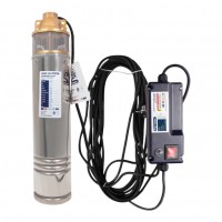 Глибинний вихровий насос 4 SKM 100  0,75 kw FARMER + пульт + 10м. каб.